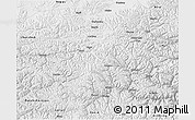 Physical 3D Map of Gongbogyamda, semi-desaturated