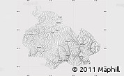 Physical Map of Gongbogyamda, cropped outside