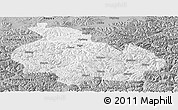 Gray Panoramic Map of Gongbogyamda