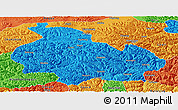 Political Panoramic Map of Gongbogyamda