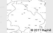 Blank Simple Map of Gongbogyamda