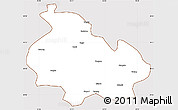 Classic Style Simple Map of Gongbogyamda, cropped outside