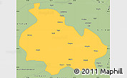 Savanna Style Simple Map of Gongbogyamda