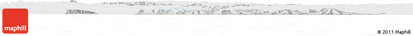 Physical Horizon Map of Gonggar, single color outside Physical Horizon Map of Gonggar, single color outside