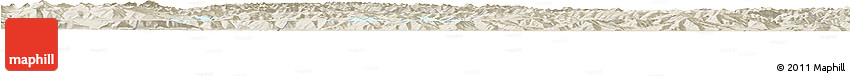 Shaded Relief Horizon Map of Gonggar Shaded Relief Horizon Map of Gonggar
