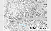Physical Map of Gonggar, desaturated