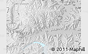 Physical Map of Gonggar, semi-desaturated