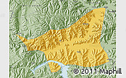 Savanna Style Map of Gonggar