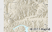 Shaded Relief Map of Gonggar