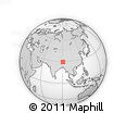 Outline Map of Gonggar