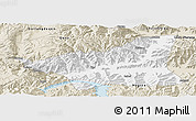 Classic Style Panoramic Map of Gonggar