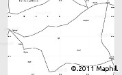 Blank Simple Map of Gonggar