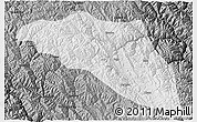 Physical 3D Map of Gonjo, darken, desaturated
