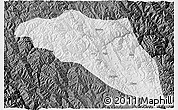 Physical 3D Map of Gonjo, darken