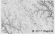 Physical 3D Map of Gonjo, desaturated