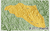 Savanna Style 3D Map of Gonjo