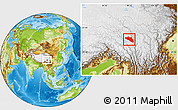 Physical Location Map of Gonjo