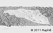 Gray Panoramic Map of Gonjo