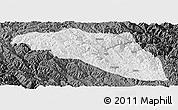 Physical Panoramic Map of Gonjo, darken