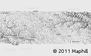 Physical Panoramic Map of Gonjo