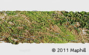 Satellite Panoramic Map of Gonjo