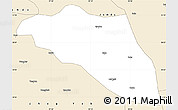 Classic Style Simple Map of Gonjo