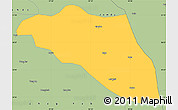 Savanna Style Simple Map of Gonjo