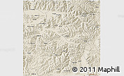 Shaded Relief 3D Map of Gyangze