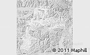 Silver Style 3D Map of Gyangze
