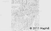 Physical Map of Gyangze, lighten