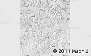 Physical Map of Gyangze, semi-desaturated