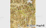 Satellite Map of Gyangze