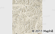 Shaded Relief Map of Gyangze