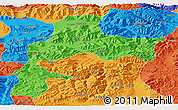 Political Panoramic Map of Gyangze