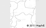Blank Simple Map of Gyangze, no labels