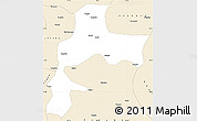 Classic Style Simple Map of Gyangze