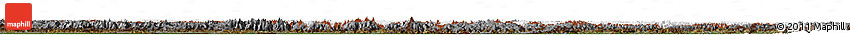 Physical Horizon Map of Xizang Zizhiqu (Tibet), darken