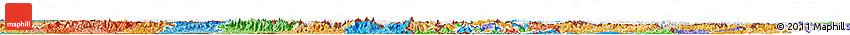 Physical Horizon Map of Xizang Zizhiqu (Tibet), political shades outside