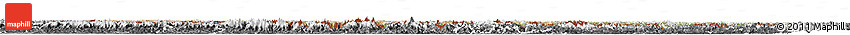 Satellite Horizon Map of Xizang Zizhiqu (Tibet), desaturated