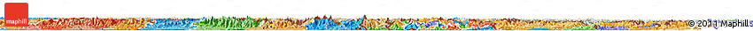 Satellite Horizon Map of Xizang Zizhiqu (Tibet), political shades outside