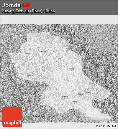 Gray 3D Map of Jomda