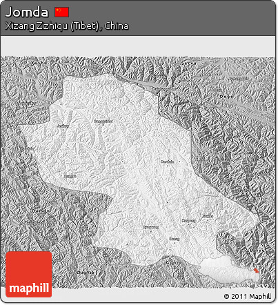 Gray 3D Map of Jomda