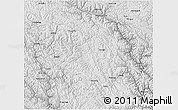 Physical 3D Map of Jomda, desaturated