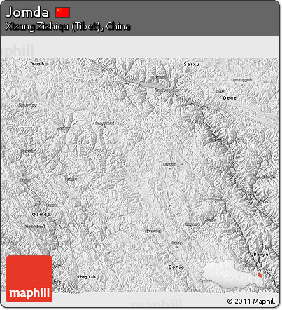Physical 3D Map of Jomda