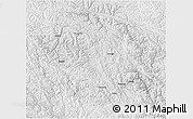 Physical 3D Map of Jomda, lighten