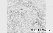 Physical 3D Map of Jomda, lighten, semi-desaturated