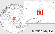 Blank Location Map of Jomda