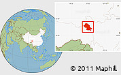 Savanna Style Location Map of Jomda, highlighted country