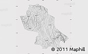 Physical Map of Jomda, cropped outside