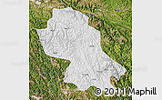 Physical Map of Jomda, satellite outside